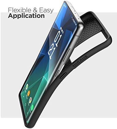 Burkolt Célja a Samsung Galaxy S21 Ultra övcsipesz Esetben (Vékony Páncél) Slim Grip Telefon Fedél Tok - Fekete