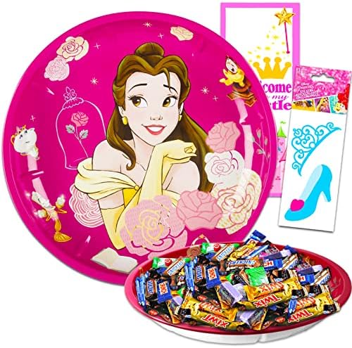 A klasszikus Disney Disney Szépség, a Bestia a Tálat Set - Disney Party Kellékek Csomag 10.25 a Tálat Plusz Hercegnő Strasszos Matricák