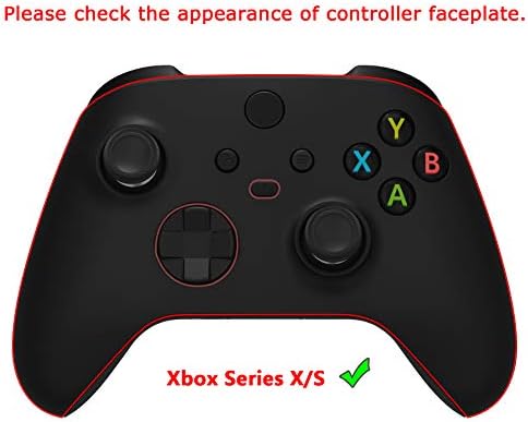 eXtremeRate erezetű, Soft Touch Vissza Panelek, Kényelmes, Csúszásmentes Oldalsó Sínek Kezeli, Játék fejlesztése pótalkatrészek Xbox