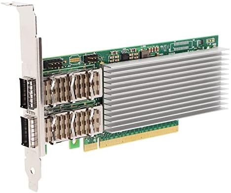 Acogedor Gigabit Hálózati Kártya, 100G SFP28 NIC PCIe 4.0x16 100 Gigabit Ethernet Adapter, E810 Chip, PC Szerver